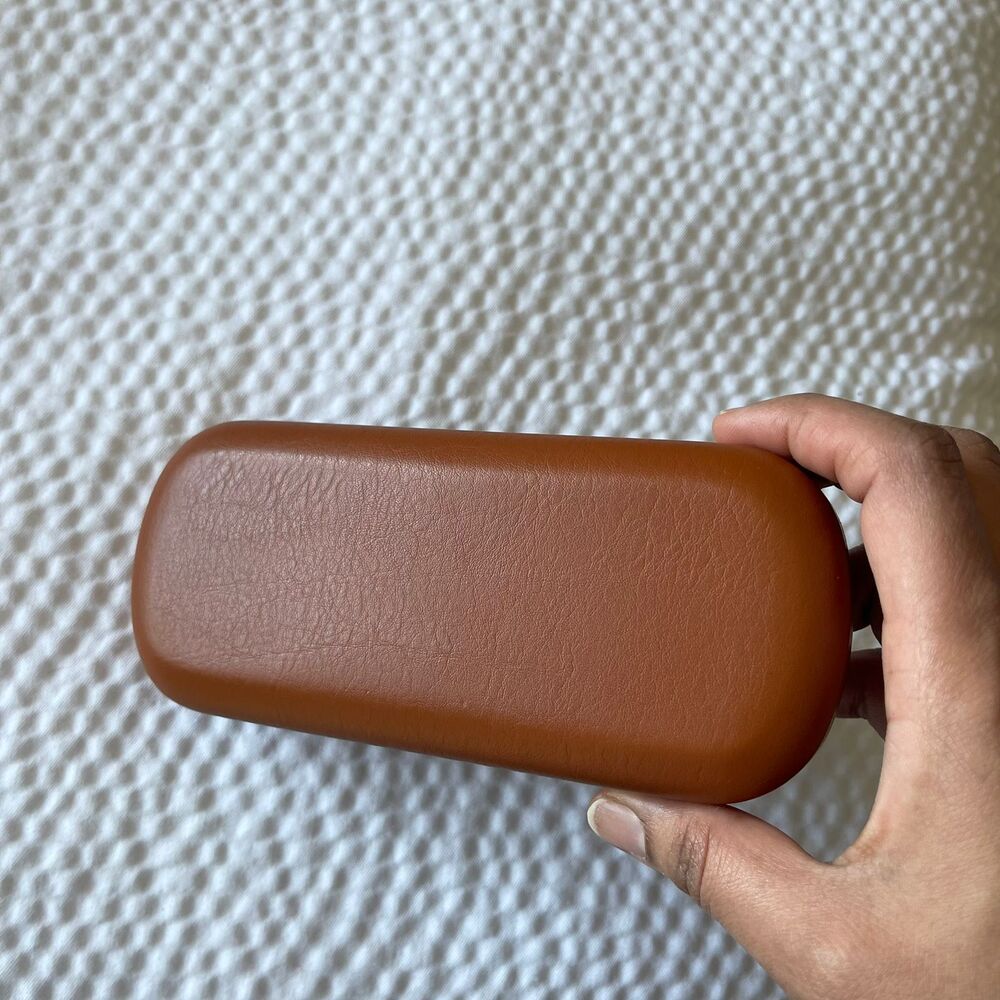 Fossil Clamshell Brown Eyeglasses Sunglasses Hardshell Case - Picture 8 of 9